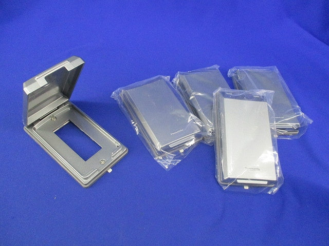 金属防滴プレート3コ用(カギ無)(5個入) WN7803K