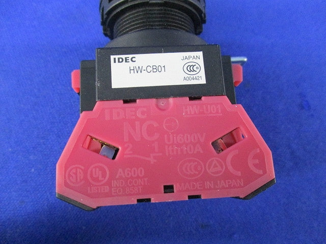φ22押ボタン イエロー HW1B-M201Y