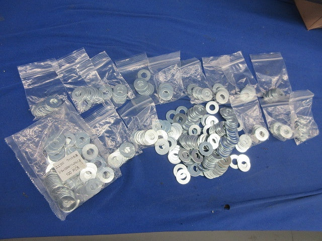 ユニクロ 丸座金 11×25×1.2(300個以上入) 3/8×100W
