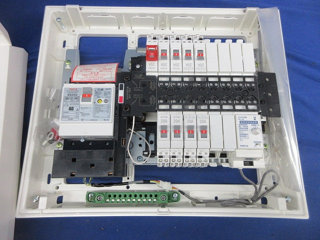 ヤエコンパネル住宅用分電盤3P40A(逆相) EF105-8R他