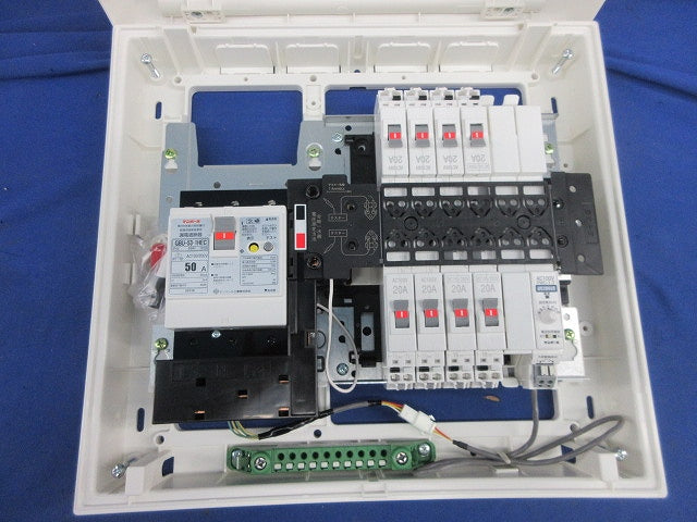 ヤエコンパネル住宅用分電盤3P50A(逆相) EF105-8G他