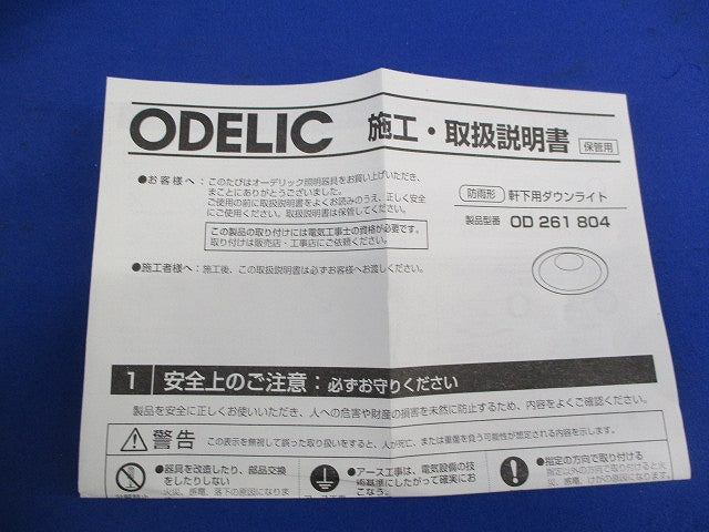 屋外用ダウンライトφ125 OD261804