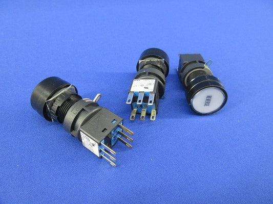 押しボタンスイッチ(3個入)(白) HA-C10