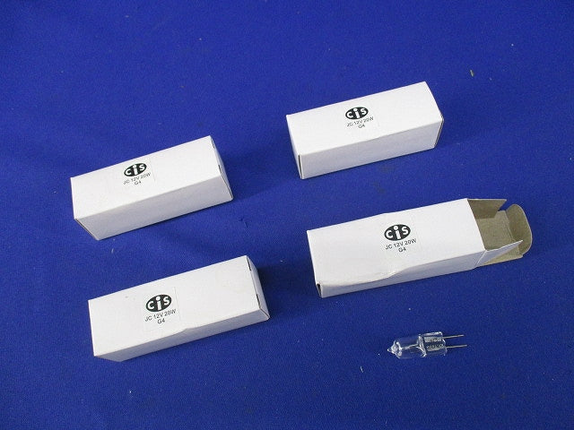 ミニハロゲン電球(12V20W/4G)(4個入) G4