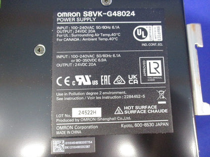 スイッチング・パワーサプライ S8VK-G48024