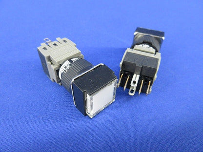 照光押しボタンスイッチφ16(白)(2個入) AH165-SL5