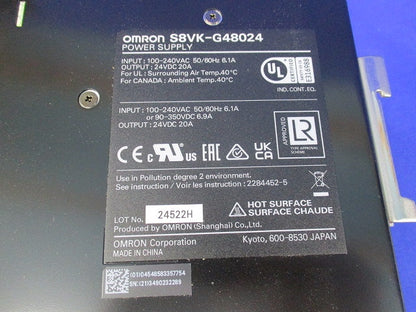 スイッチング・パワーサプライ S8VK-G48024