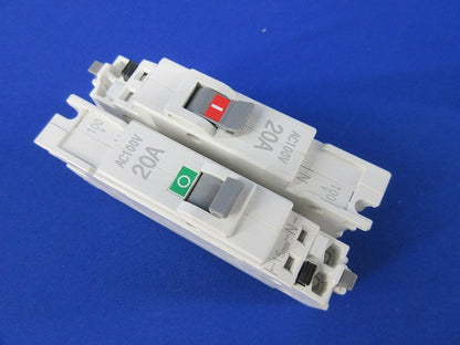 パールテクトブレーカ 配線用遮断器2P1E20A(6個入) BC-1NA