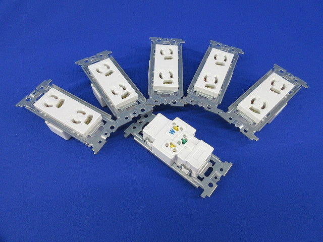 抜け止め接地ダブルコンセント(6個入) NDG2322E