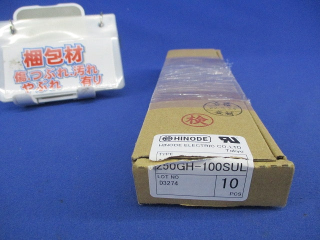 速断ヒューズ(10個入) 250GH-100SUL