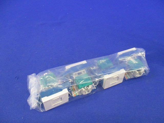 情報モジュラジャック CAT5E(4個入)ホワイト NR3160W