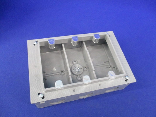 埋込スイッチボックス(塗代付)3個用 CSW-3N