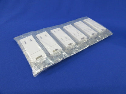 アースターミナル付ダブルコンセント(混在6個入) NDG2182