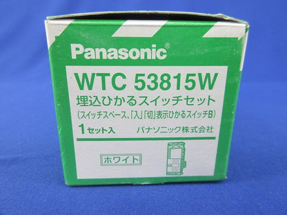埋込ひかるスイッチセット(ホワイト) WTC53815