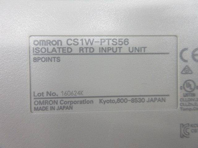 絶縁型測温抵抗体入力ユニット(ジャンク品) CS1W-PTS56