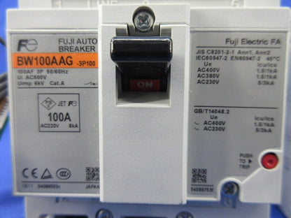 一般配線用 オートブレーカセット3P100A BW100AAG-3P100