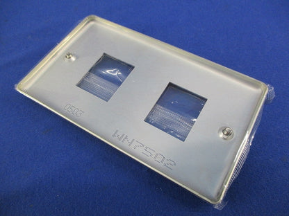 新金属プレート2コ用(10枚入) WN7502