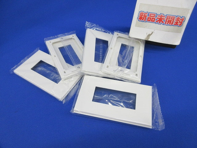 Jワイドスリムスクエアスイッチプレート 1連用(5枚入) QWD-3