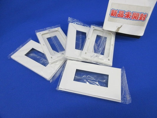 Jワイドスリムスクエアスイッチプレート 1連用(5枚入) QWD-3