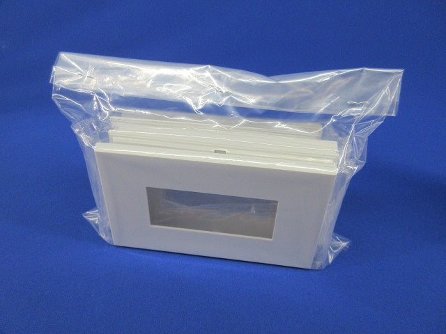 Jワイドスリムスクエアスイッチプレート 1連用(5枚入) QWD-3
