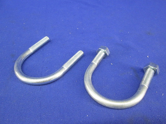U字ボルトM8(ネジ30mm)６個入(内4個ナット付き・２個ナット不足) M8