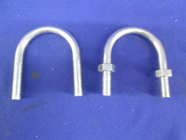 U字ボルトM8(ネジ30mm)６個入(内4個ナット付き・２個ナット不足) M8