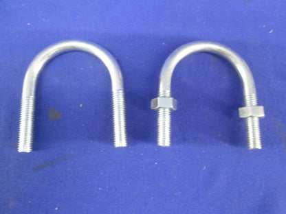 U字ボルトM8(ネジ30mm)６個入(内4個ナット付き・２個ナット不足) M8