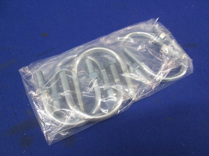 U字ボルトM8(ネジ30mm)６個入(内4個ナット付き・２個ナット不足) M8