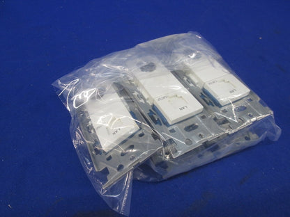埋込情報モジュラジャック他セット(混在5セット入)(ホワイト) NR3160W他