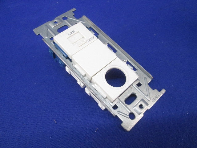 埋込情報モジュラジャック他セット(混在5セット入)(ホワイト) NR3160W他