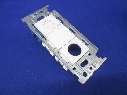 埋込情報モジュラジャック他セット(混在5セット入)(ホワイト) NR3160W他