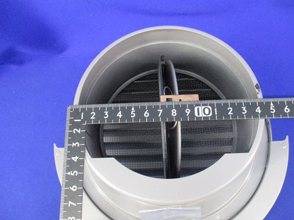 防火ダンパー72°付パイプフードφ150(シルバーメタリック)SUS φ150