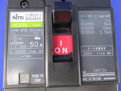 サーキットブレーカ3P3E50A NE53A