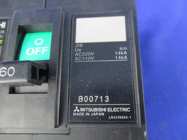 ノーヒューズブレーカ 3P60A NF100-GF