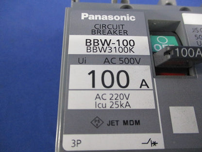 サーキットブレーカ3P100A BBW-100 BBW3100K