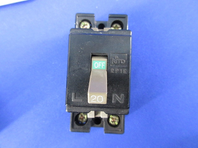 安全ブレーカー2P1E20A・2P2E20A(混在3個入)(ジャンク品) CB21K他
