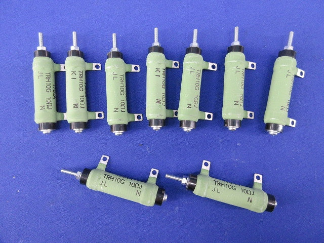 電力形不燃性塗料被覆巻線抵抗器100Ω(9個入) TRH10G