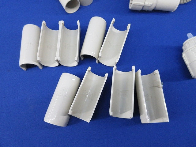 PF管付属品セット(混在16個入)ベージュ(汚れ有) MFSVE-22G他