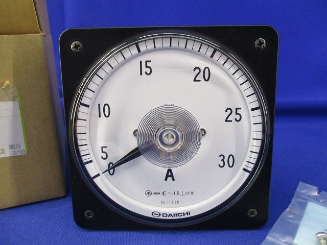 広角度計器 交流電流計30A/5A SL-110C