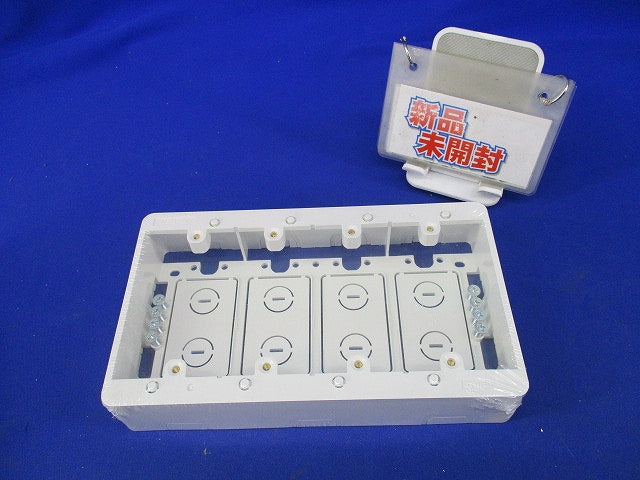 モール用スイッチボックス(ホワイト) MSB-F4