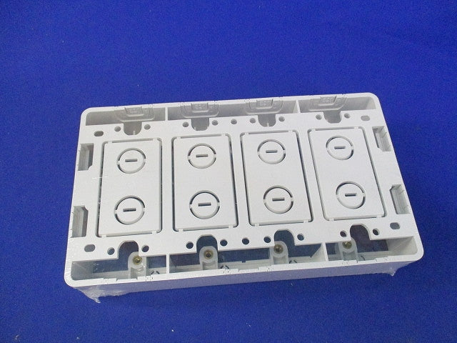 モール用スイッチボックス(ホワイト) MSB-F4