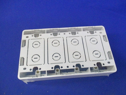 モール用スイッチボックス(ホワイト) MSB-F4