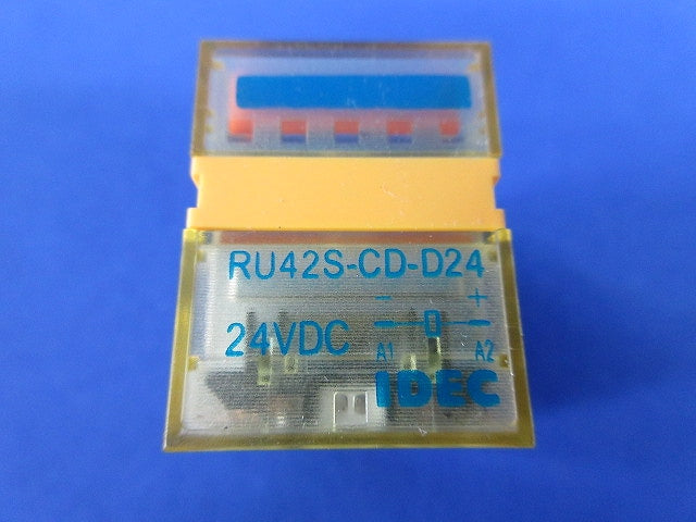 ユニバーサルリレー(ツイン接点・ソルダ端子・ダイオード・LED付) RU42S-CD-D24