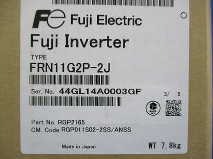 低圧インバータ FRN11G2P-2J
