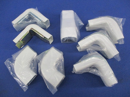 メタルモール付属品セット(混在8個入)(ホワイト) M121