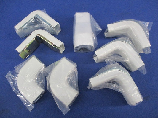 メタルモール付属品セット(混在8個入)(ホワイト) M121