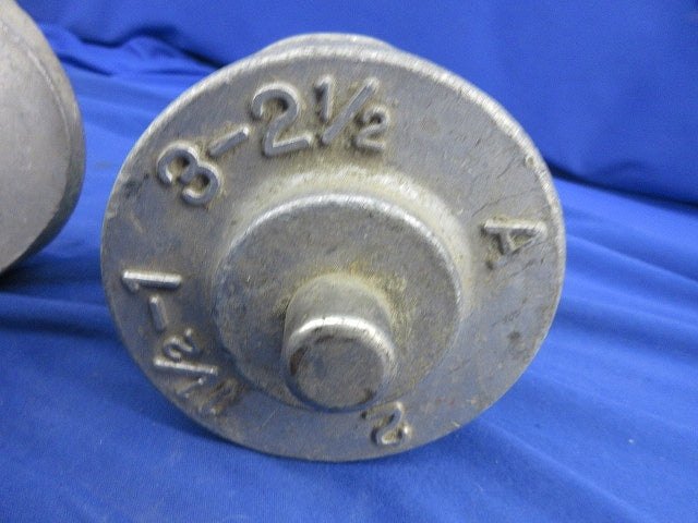 油圧式パイプベンダー用ベンダーシュー(3個入)(ジャンク品) 型番不明