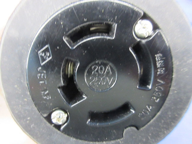 引掛ゴムコネクタボデー 接地3P20A(汚れ有) MH2648
