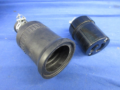 接地2P20A 引掛防水ゴムコードコネクタボディ WA5529K