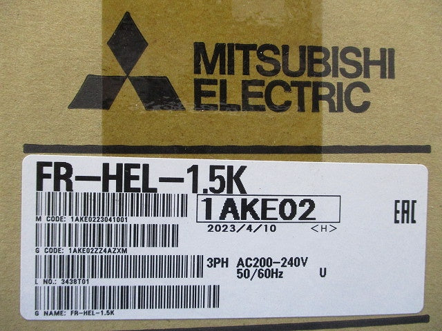 インバータ用オプション DCリアクトル 200V FR-HEL-1.5K